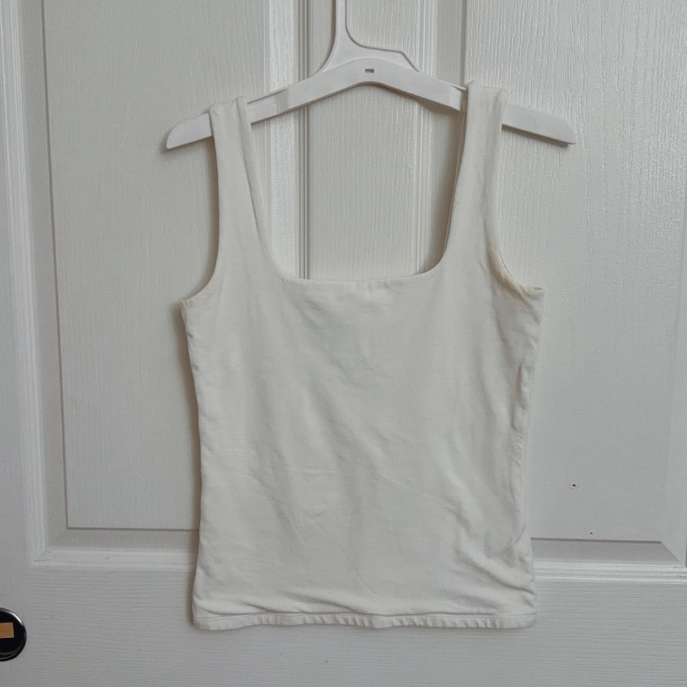 Abercrombie & Fitch Cream Tank Top